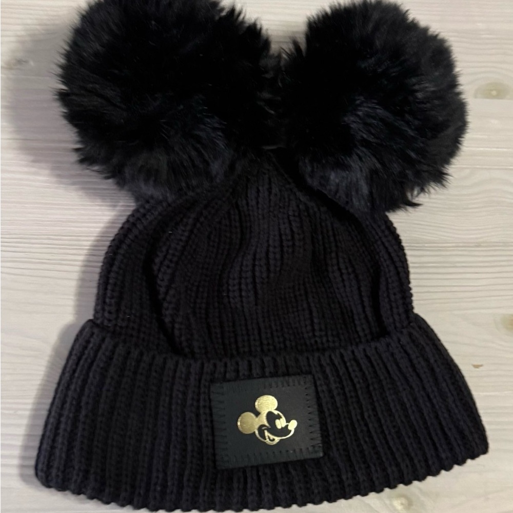 DISNEY X LOVE YOUR MELON BEANIE Gold Mickey Mouse Character Patch